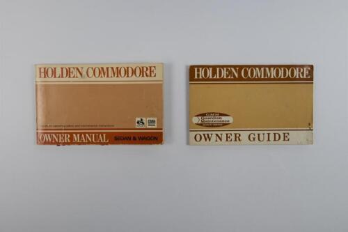 HOLDEN: Two Holden Commodore items. 1970's Owner Guide & Owner Manual