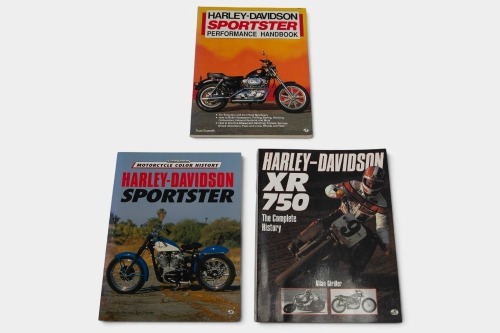HARLEY-DAVIDSON: Three softcover books relating to Harley-Davidson [Location: Melbourne]