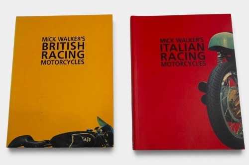 24 · BRITISH / ITALIAN: Two softcover books relating to British & Italian racing motorcycles [Location: Melbourne]