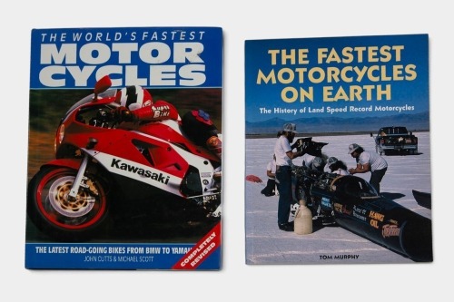 FASTEST MOTORCYCLES: Two books relating to the fastest motorcycles [Location: Melbourne]