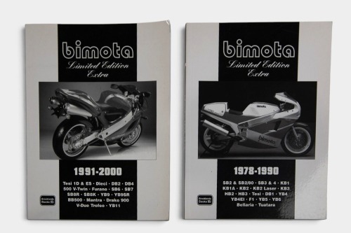 BIMOTA: Two softcover books relating to Bimota by Brooklands Books [Location: Melbourne]