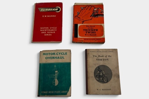 MOTORCYCLING: Four general motorcycling pocket books [Location: Melbourne]
