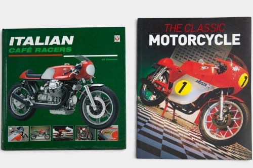 CAFE RACERS: Two books relating to cafe' racers & classic motorcycles [Location: Melbourne]