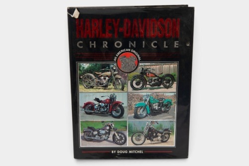 HARLEY-DAVIDSON: 'Harley-Davidson Chronicle' by Doug Mitchell, hardcover book, 1997 [Location: Melbourne]