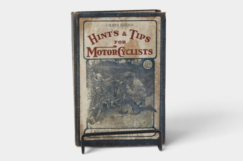 HINTS & TIPS BOOK: A very rare copy of pre 1914 'Hints & Tips for Motorcyclists' (Fourth Edition) [Location: Melbourne]