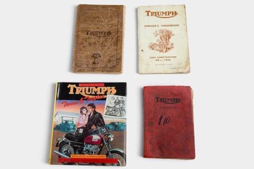 TRIUMPH: A group of four Triumph literature items [Location: Melbourne]