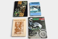 MOTORCYCLING: Four hardcover general motorcycling books [Location: Melbourne]