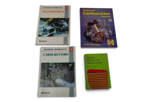 MOTORCYCLE MAINTENANCE: A group of four books relating to motorcycle repair & maintenance [Location: Melbourne]