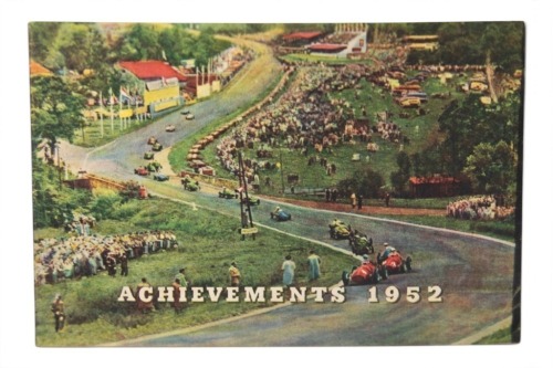 CASTROL: Castrol Oil published 'Achievement 1952' booklet, containing 1952 motorcycling & car racing achievements for that year [Location: Melbourne]