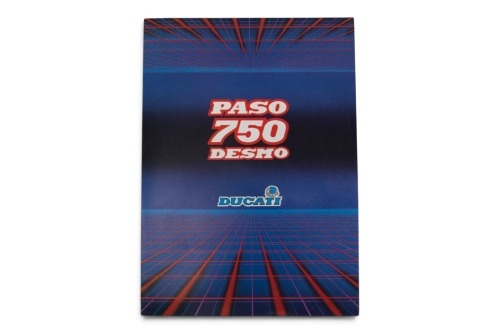 DUCATI: A 1986 Ducati 750 Paso sales brochure, in Italian [Location: Melbourne]