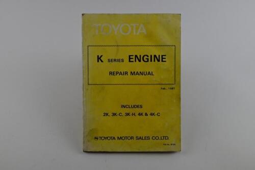 TOYOTA: A Feb. 1981 Toyota K Series ENGINE Repair Manual