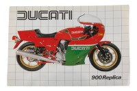 DUCATI: A 1981 Ducati 900 Replica single page sales brochure [Location: Melbourne]