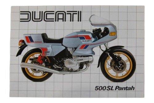 DUCATI: A 1981 Ducati 500 SL Pantah single page sales brochure [Location: Melbourne]