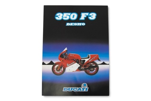 DUCATI: A 1986 Ducati 350 F3 sales brochure [Location: Melbourne]