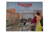 TRIUMPH: A rare 1956 Triumph model range sales brochure, 10 pages [Location: Melbourne]