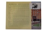 TRIUMPH: A rare 1956 Triumph model range sales brochure, 10 pages [Location: Melbourne] - 2