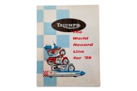 TRIUMPH: A 1959 Triumph model range sales brochure [Location: Melbourne]