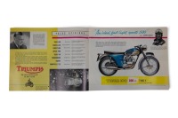 TRIUMPH: A rare 1962 Triumph model range sales brochure, 12 pages [Location: Melbourne] - 4