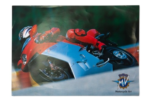 132 · MV AGUSTA: A 2000 MV Agusta F4 S single page sales brochure [Location: Melbourne]