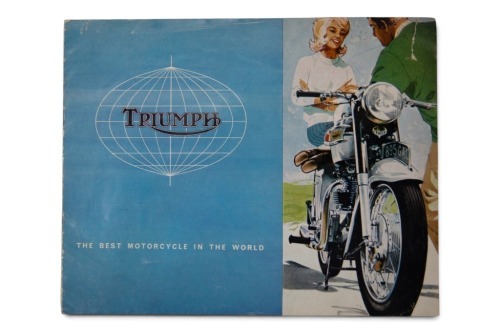 TRIUMPH: A rare 1964 Triumph model range sales brochure, 12 pages [Location: Melbourne]