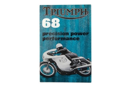 TRIUMPH: A 1968 Triumph model range sales brochure [Location: Melbourne]