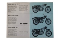 TRIUMPH: A 1968 Triumph model range sales brochure [Location: Melbourne] - 3