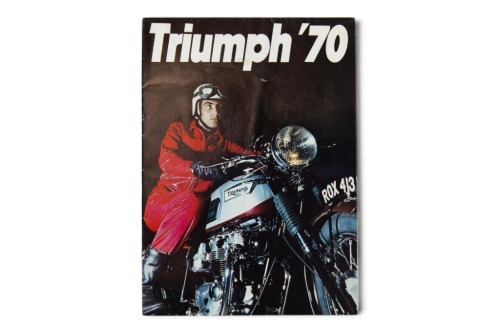 TRIUMPH: A 1970 Triumph model range sales brochure [Location: Melbourne]