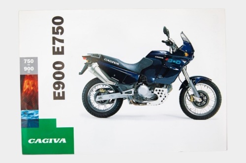 149 · CAGIVA: A 1995 Cagiva E900, E750 sales brochure, multilingual [Location: Melbourne]