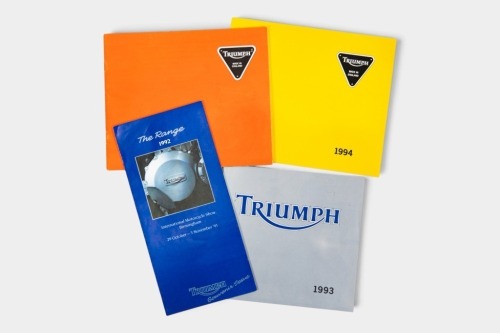 TRIUMPH: Four items of Triumph promotional material from the early 1990s [Location: Melbourne]
