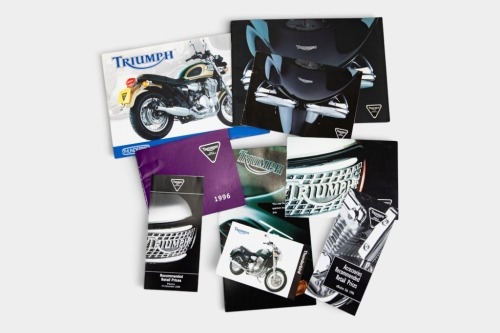 TRIUMPH: A group of assorted Triumph promotional material from 1996/97 [Location: Melbourne]