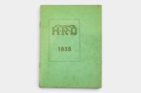 VINCENT: A 1935 Vincent HRD range brochure, 10 pages [Location: Melbourne]