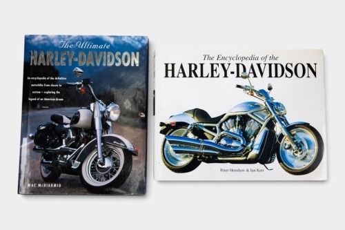 HARLEY-DAVIDSON: Two hardcover books relating to Harley-Davidson [Location: Melbourne]