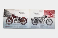 TRIUMPH: A 1951 Triumph model range brochure, covering models Speed Twin, Tiger 100, Thunderbird & Trophy [Location: Melbourne] - 3