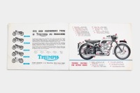TRIUMPH: A 1951 Triumph model range brochure covering models Tiger 100, Speed Twin, Thunderbird, 3T De Luxe and Trophy [Location: Melbourne] - 4