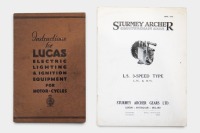 PARTS BROCHURES: Two motorcycle relating parts brochures [Location: Melbourne]