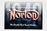 NORTON: A Norton 1948 model range brochure [Location: Melbourne]