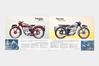TRIUMPH: A 1954 Triumph model range brochure, covers models Terrier T15, Tiger Cub, Thunderbird, Speed Twin, Tiger 100 and Tiger 110 [Location: Melbourne] - 3