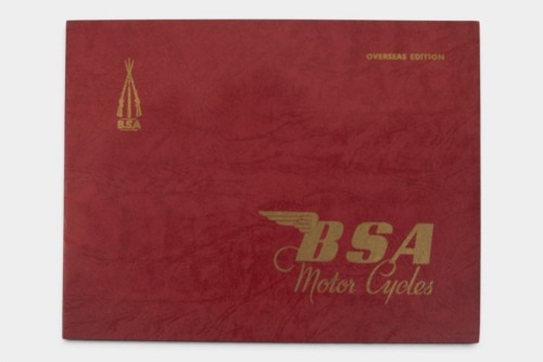 BSA: A 1951 BSA overseas edition model range brochure [Location: Melbourne]