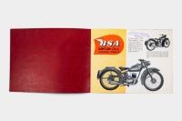 BSA: A 1951 BSA overseas edition model range brochure [Location: Melbourne] - 2