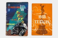 TT PROGRAMMES: Two c1950s Isle of Man T.T Races official programmes, includes programmes for 1958 & 1959 [Location: Melbourne]