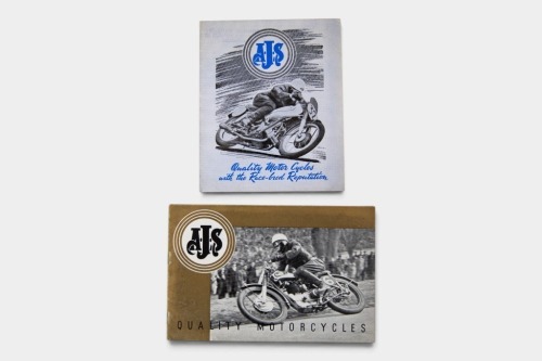 220 · AJS: Two AJS models range brochures [Location: Melbourne]