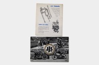 AJS: Two AJS models range brochures [Location: Melbourne] - 2