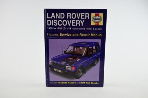 LAND ROVER: A Haynes Land Rover Discovery '89 to '98 (G to S reg) Service and Repair Manual