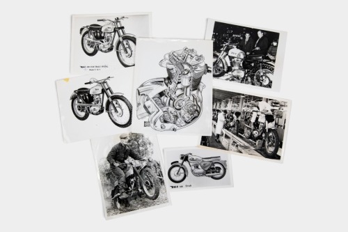 BSA: A group of assorted black & white photos relating to BSA, includes some press photos with information to reverse [Location: Melbourne]