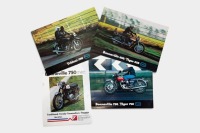 TRIUMPH: Four c1970s Triumph Bonneville / Tiger / Trident brochures [Location: Melbourne]
