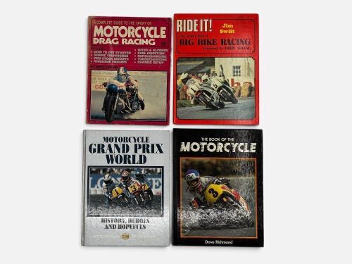 MOTORCYCLE RACING: A group of four books relating to motorcycle racing [Location: Sydney]