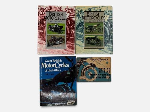 BRITISH MOTORCYCLES: A group of four books [Location: Sydney]