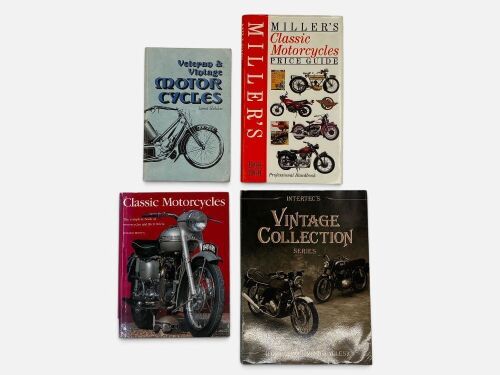 353 · MOTORCYCLE BOOKS: A group of four books on Vintage, Veteran & Classic Motorcycles [Location: Sydney]
