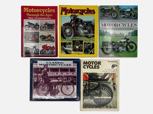 MOTORCYCLE BOOKS: A group of five books on Classic Motorcycles [Location: Sydney]