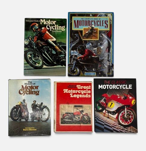 355 · MOTORCYCLE BOOKS: A group of five books on Classic Motorcycles [Location: Sydney]